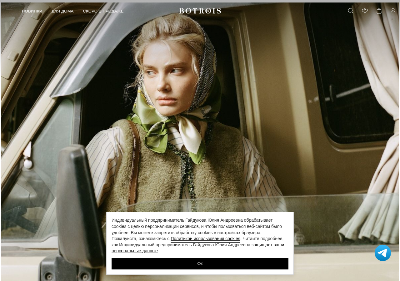 Главная страница botrois.com
